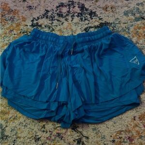 Vibrant Blue Women's Athletic Shorts